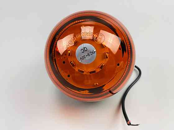 Маячок LED проблисковий для спецтехніки 12В/24В 40 LED діодів кріплення на болт-різьблення, сигнальна лампа Мукачево