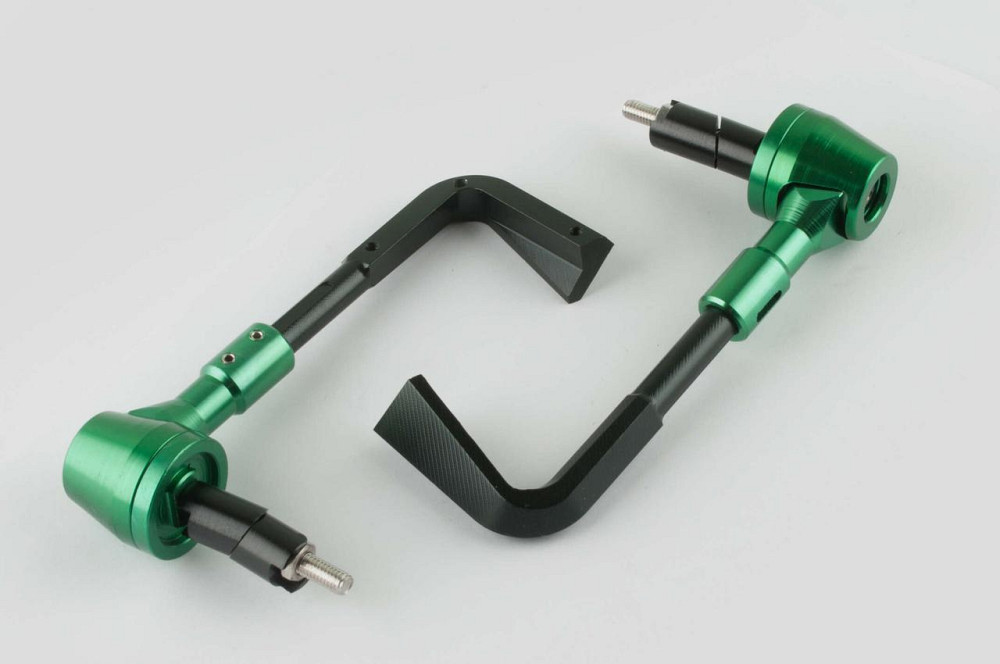 Отбойники руля (пара)  с креплениями под защиту рук   (зеленые) Мукачево - изображение 1