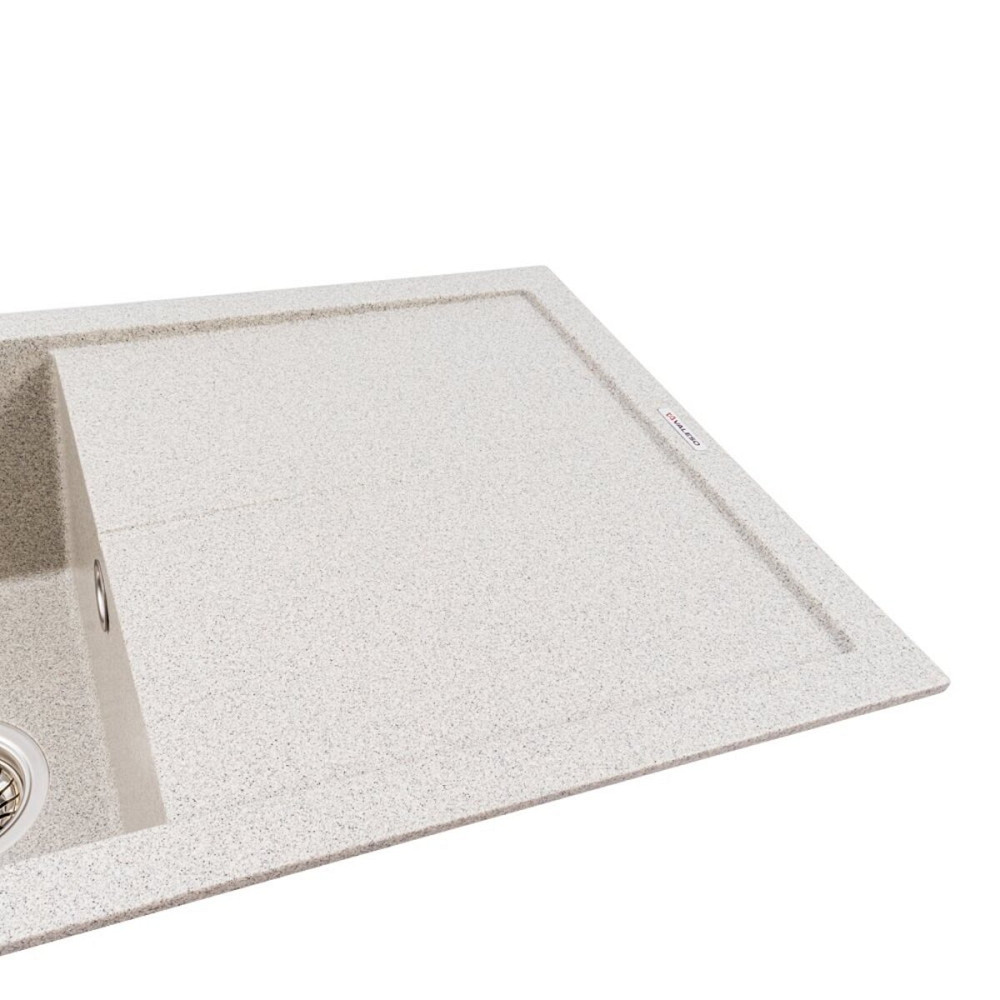 VALESO Гранітна мийка для кухні VALESO SOLID 7843 матова Сірий Коломыя - изображение 11