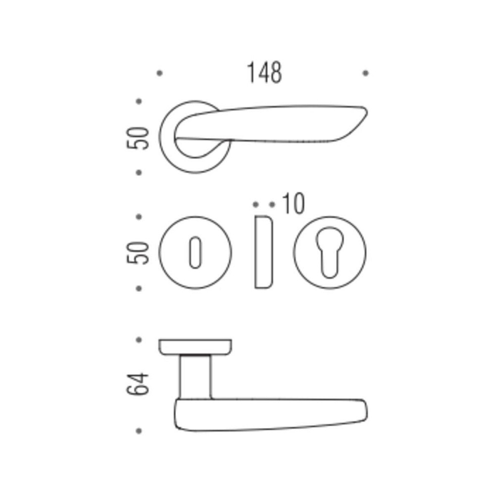 Ручка Colombo Daytona PF11 пол.латунь R прор Киев - изображение 2