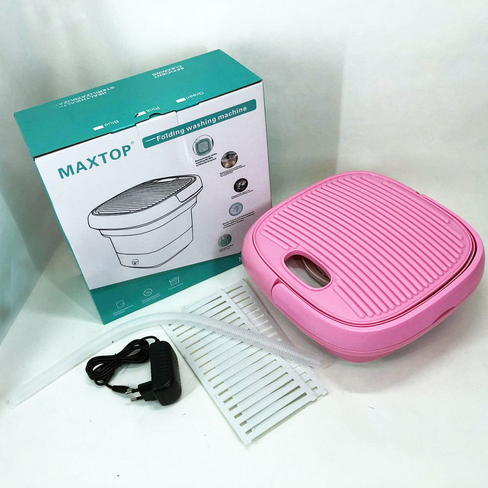 Міні пральна машина для шкарпеток MAXTOP, Малогабаритна пральна машина, Пральна UW-772 машина переносна Київ - фото 5