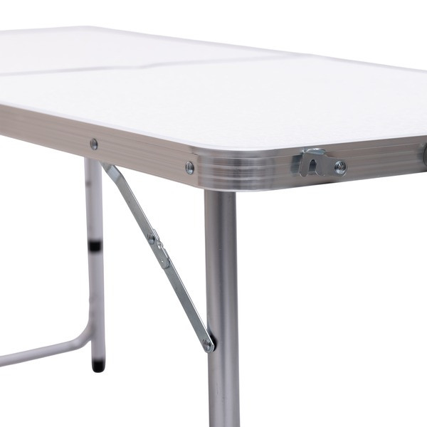 Набір складних меблів для кемпінгу стіл + 4 стільці набір меблів для пікніка туристичний Білий JY-12060W Коломия - фото 9