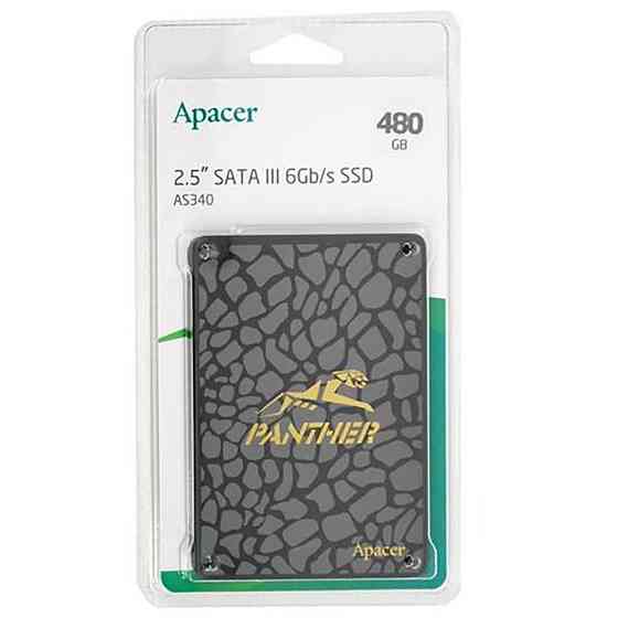 Накопичувач SSD Apacer AS340 480GB 2.5" 7mm SATAIII Standard Київ