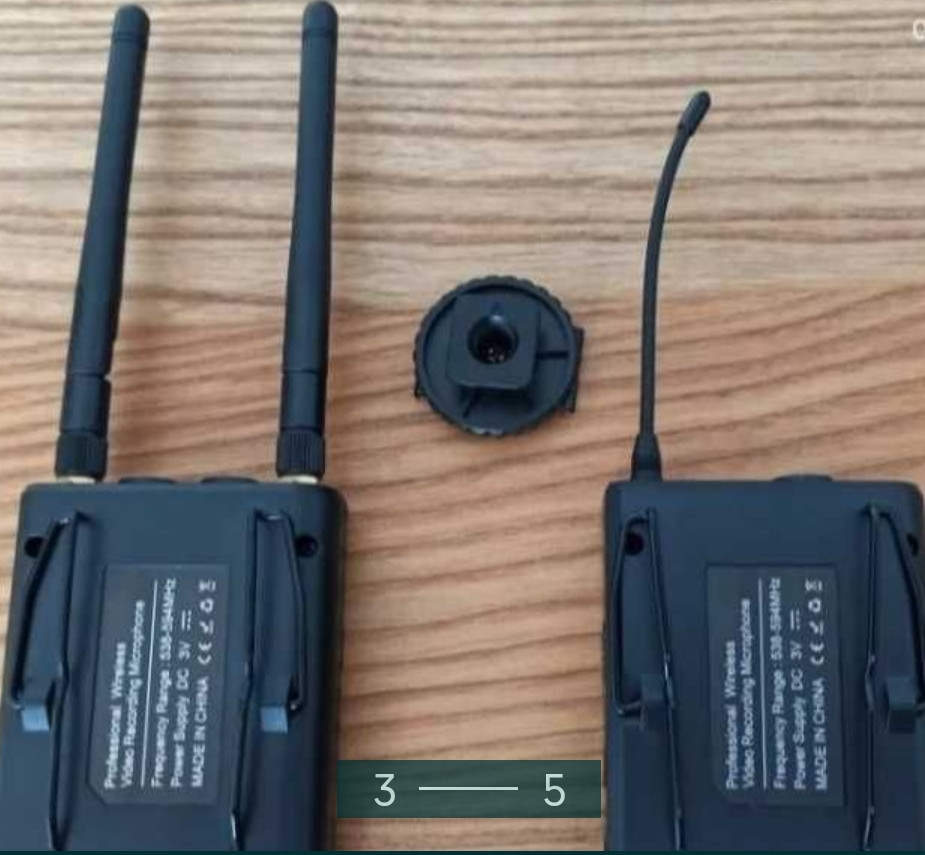 Профессиональный безпроводной петличный Микрофон 100метр. Киев - изображение 3