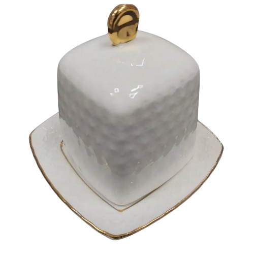 Лимонниця квадратна 10,2см порцеляна білий 607110-А Interos Житомир - фото 3