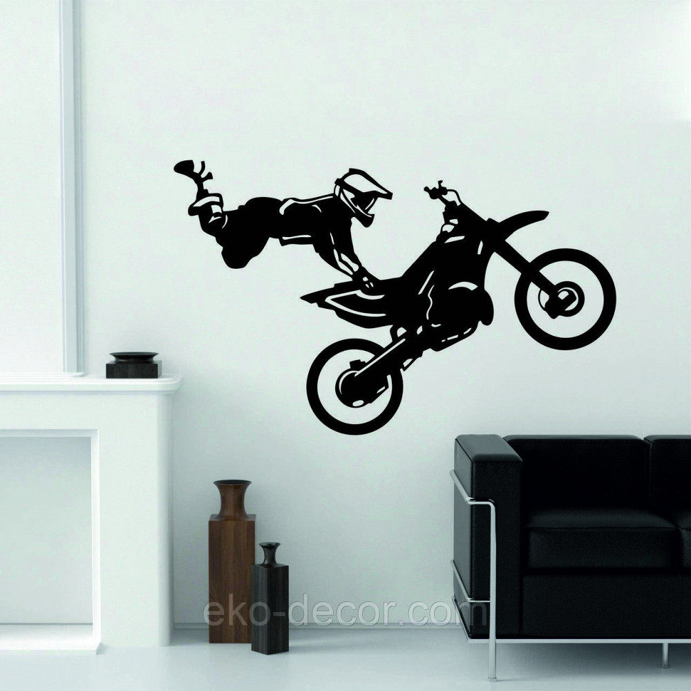 Декоративное настенное Панно «Мотофристайл», Декор на стену 110*68 см, Черный Киев - изображение 4