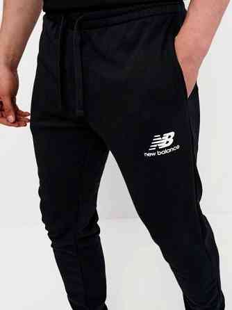 Мужские зауженные штаны под евроманжет New Balance ,ткань лакоста new Tech knit Сумы