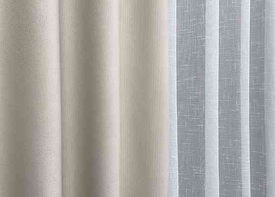 Преміальна тканина рогожка для штор “TERRA LUXE” колір попелястий 1859ш Київ