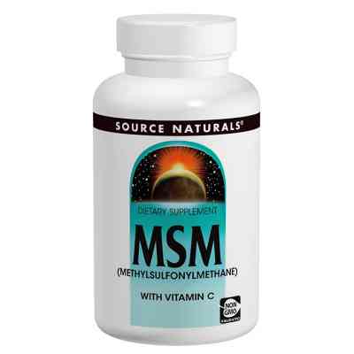 Вітамінно-мінеральний комплекс Source Naturals МСМ 1000мг з вітаміном С, 60 таблеток (SN1288) Вінниця