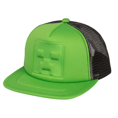 Кепка Jinx Minecraft - Who's Deboss Creeper Youth Snapback Green (JINX-10370) Вінниця - фото 1