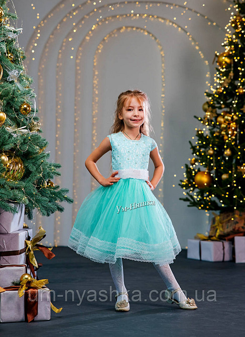 Дитячі святкові сукні з мереживом на ріст 98-116 Кривий Ріг - фото 2