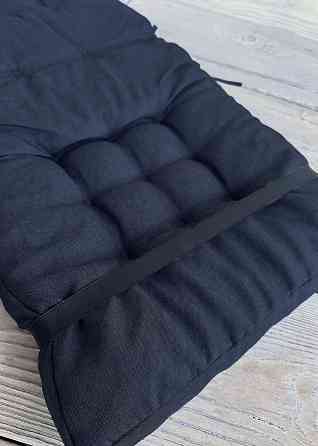Подушка для стільців (50x120х8 см) подвійна Decorator Sawana колір темно-синій 84-143 Київ
