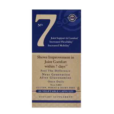 Вітамінно-мінеральний комплекс Solgar Комплекс Комфорт и Підтріка Суглобів, No.7 Joint Support, 60 (SOL-50500) Вінниця