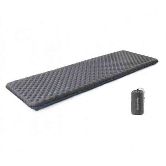 Матрац надувний надлегкий Naturehike CNH22DZ018, із мішком для надування, прямокутний чорний 196 см Рівне