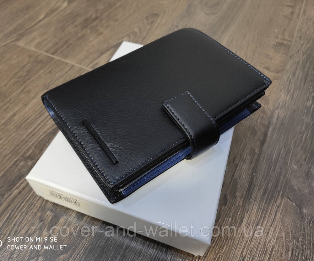 Модный вертикальный мужской портмоне из натуральной кожи Marco Coverna MC 1003 Киев - изображение 1