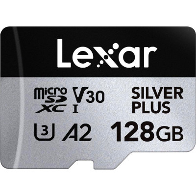Карта памяти Lexar 128GB microSDXC class 10 UHS-I U3 V30 A2 Professional Silver (LMSSIPL128G-BNANG) Винница - изображение 1