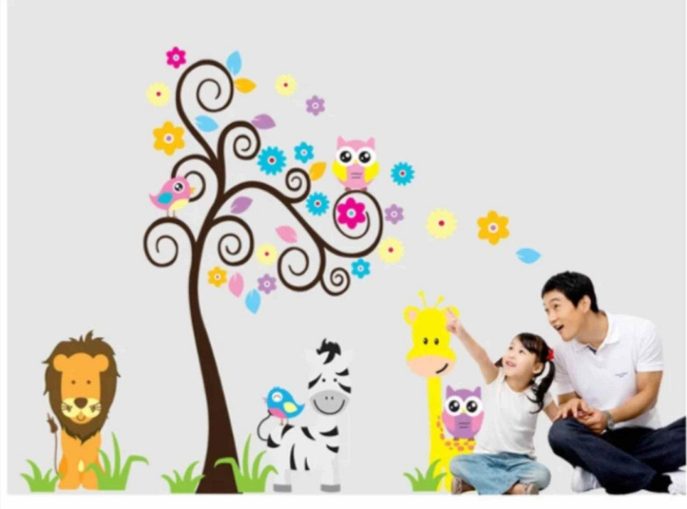 Інтер'єрна наклейка дитяча Звірята Київ - фото 1