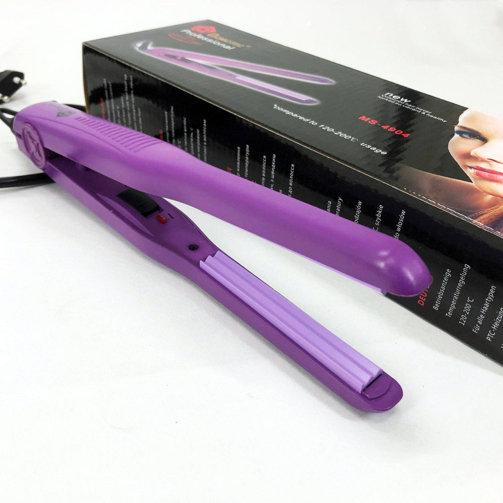 Утюжок выпрямитель для волос с терморегулятором Domotec, Плойка-выпрямитель, Плойка выравниватель MR-96 Львов - изображение 7