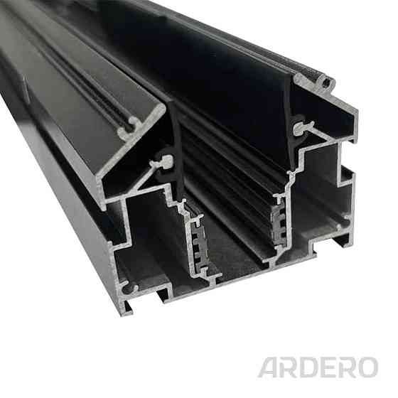 Шинопровід Ardero CABM1005 для натяжних стель вбудований 2м чорний Харьков