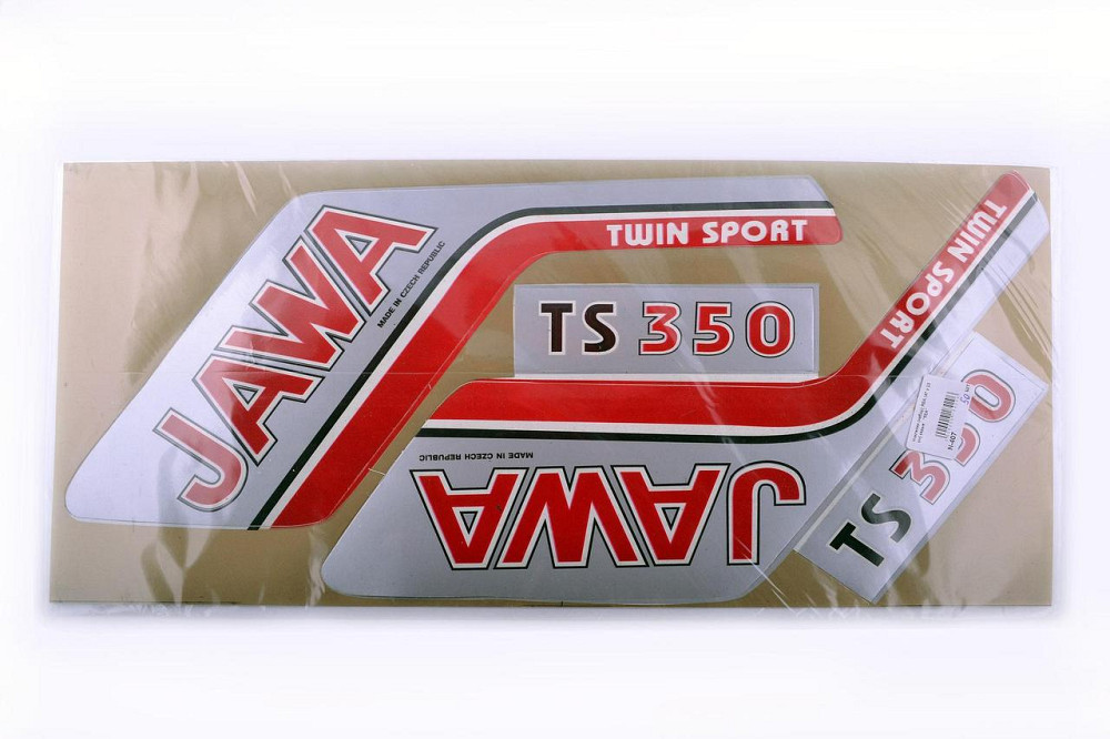 Наклейки (набір) мотоцикл Ява (47х23см, сірі) -2 Мукачево - фото 1