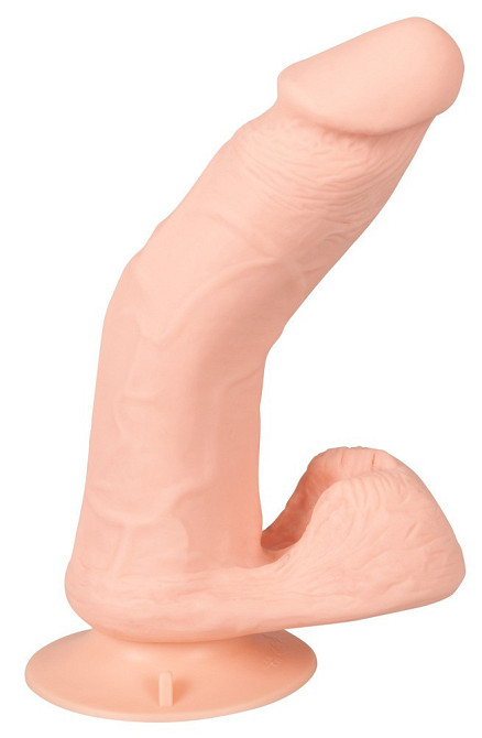 Вібратор - Nature Skin Bendable RC Vibrator with Balls Sex Aura Київ - фото 5