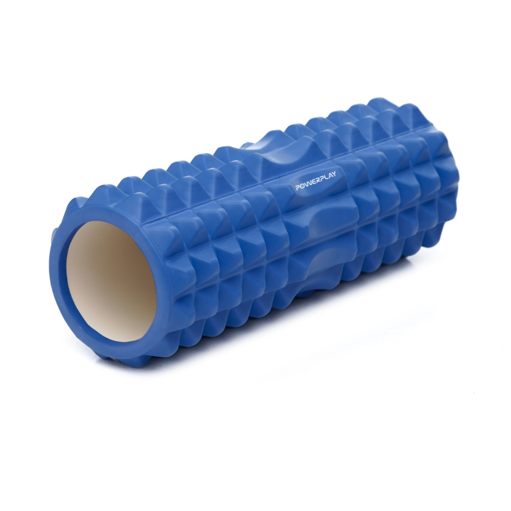 Масажний ролик (роллер) PowerPlay 4405 EVA Massage Roller Синій (33x12см.) Кам'янське - фото 9