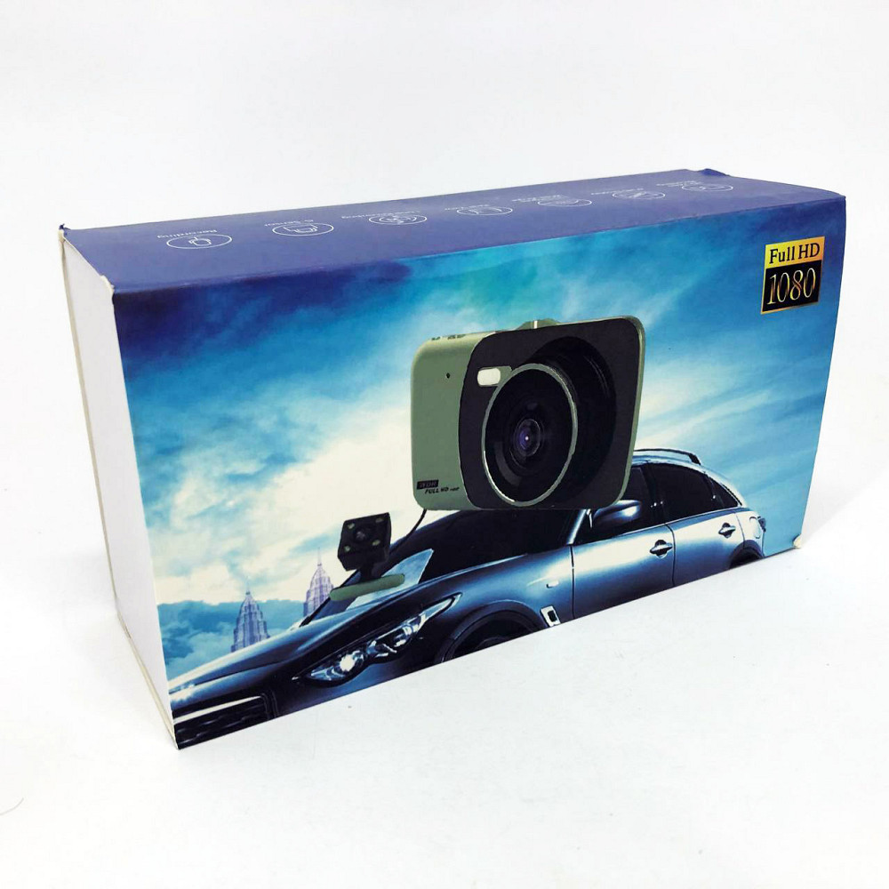 Автомобільний відеореєстратор X600 LCD 4 Angel Lens камери 1080P Full WX-399 HD TF Київ - фото 2