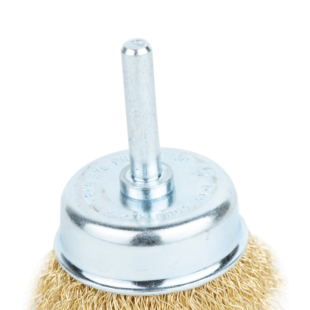 Набір дротяних щіток 3шт Ø25; 50; 50мм хвостовик Ø6мм (латунований) GRAD (9029015) Рівне - фото 6