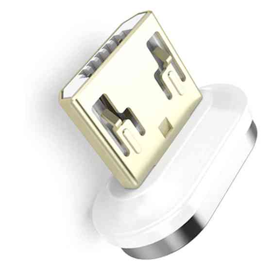 Наконечник PZOZ MicroUSB 5А для магнітного кабелю (Сріблястий) Николаев