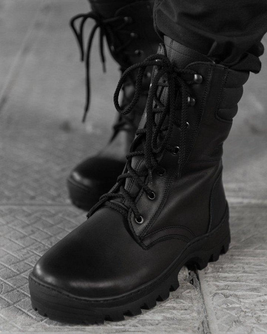 Зимние тактические ботинки F-1 black ВТ0464 Одесса - изображение 2