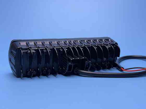 Фара рабочего света LED прямоугольная 160 мм — 8 диодов + 4 линзы (Белый и Желтый свет) Харьков