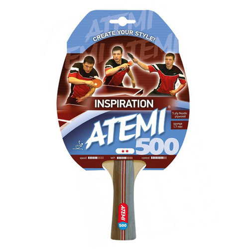 Ракетка настільний теніс Atemi 500 Вишневе - фото 1