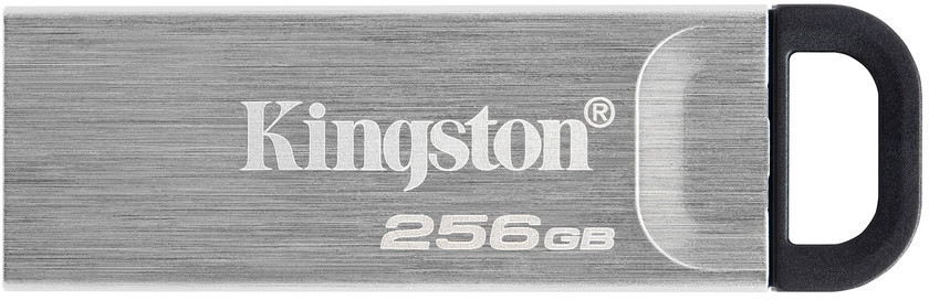 Флешнакопичувач USB3.2 256 GB Kingston DataTraveler Kyson Silver/Black (DTKN/256GB) Метал Харків - фото 2