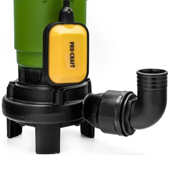 Дренажно-фекальний насос Procraft PN23 (0,75 кВт) з поплавком та асинхронним двигуном, Фекальний насос Гарантія 36 міс Львів