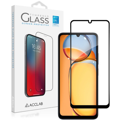 Стекло защитное ACCLAB Full Glue Xiaomi Redmi 13C Black (1283126583209) Винница - изображение 1