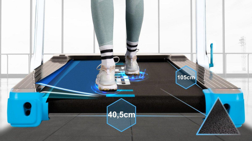 Бігова доріжка електрична THUNDER RACE-WHITE Київ - фото 2