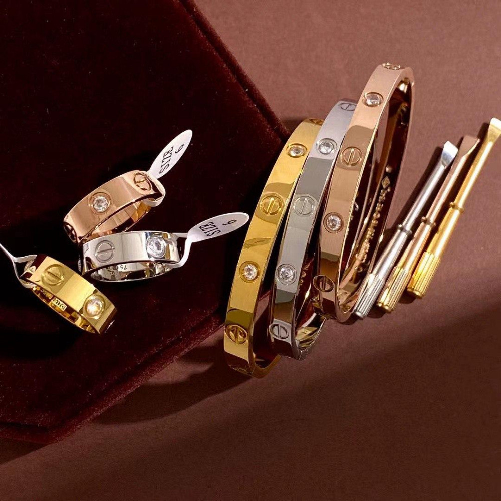 Комплект - браслет та кільце Картьє/Cartier Одеса - фото 1