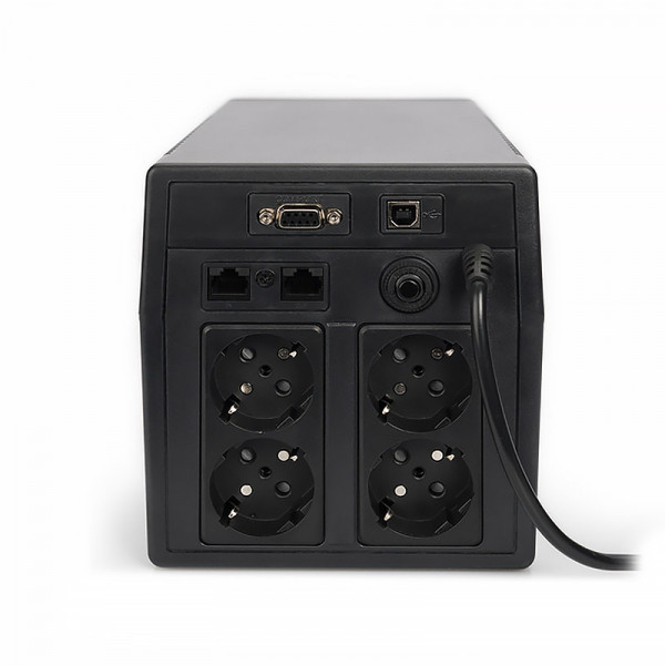 ДБЖ Digitus Line-Interactive, 1000VA/600W, LCD, 4xSchuko, RJ45, RS232, USB (DN-170074) Киев - изображение 2