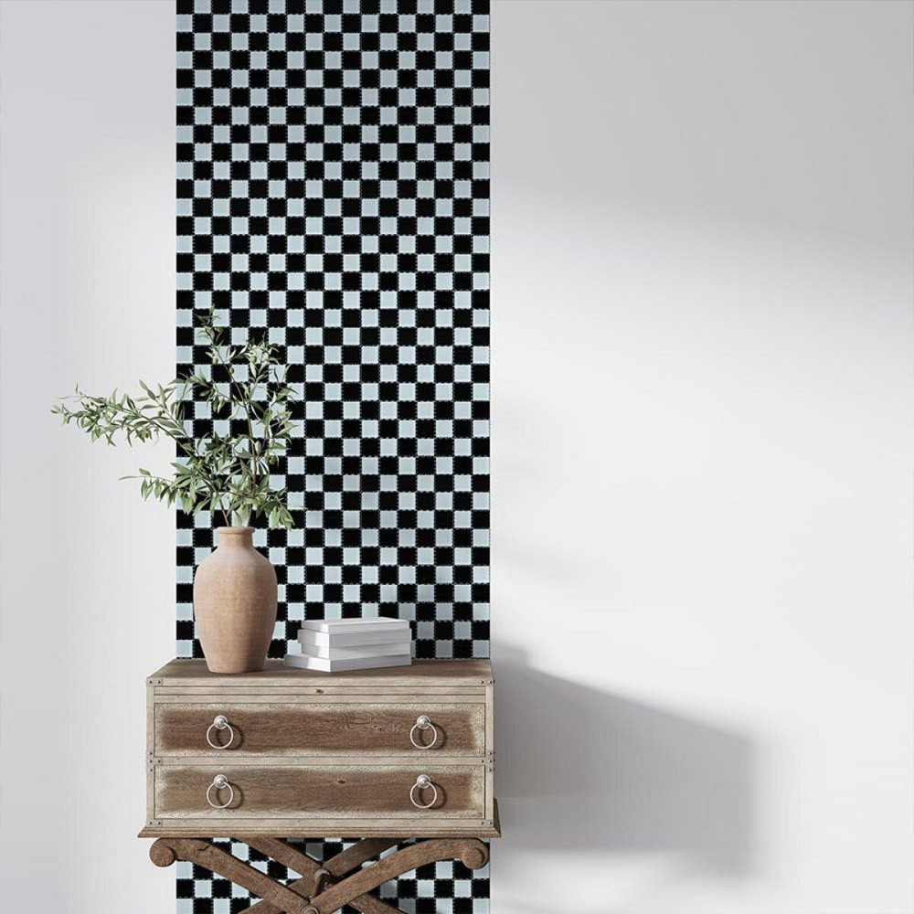 Мозаика из декоративного стекла 298х298х4,5мм Шахматка SW-00002366 Днепр - изображение 5