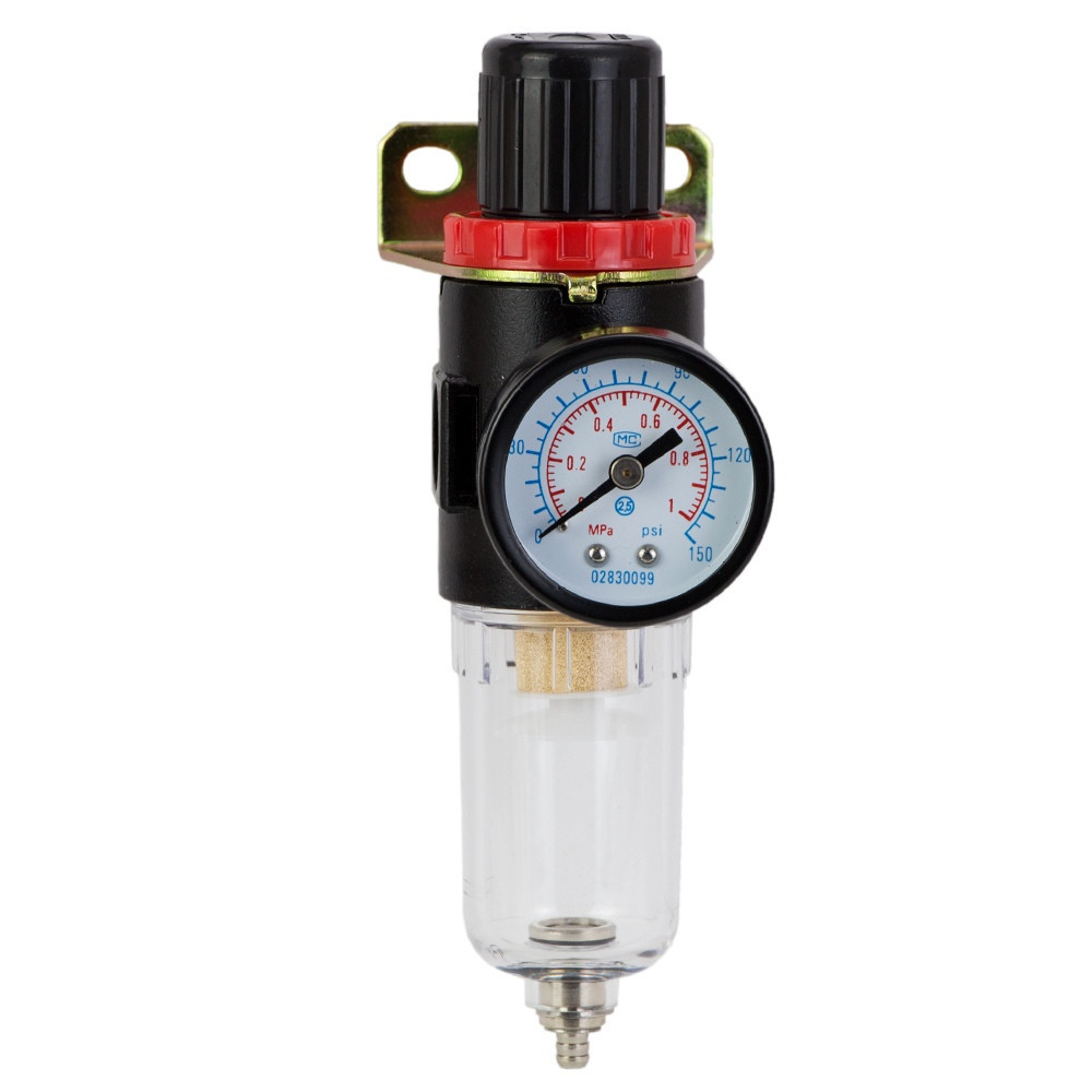 Фільтр-вологовіддільник з редуктором і манометром 500 л/хв 1/4" SIGMA (7034591) Київ - фото 1