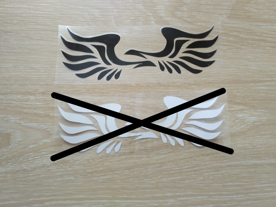 Наклейки Крила на дзеркала заднього виду, на емблему Київ - фото 1