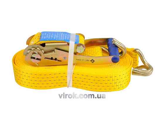 Пас для кріплення багажу з тріщаткою VOREL : 2500 daN, 50мм х 12м [5] Одесса