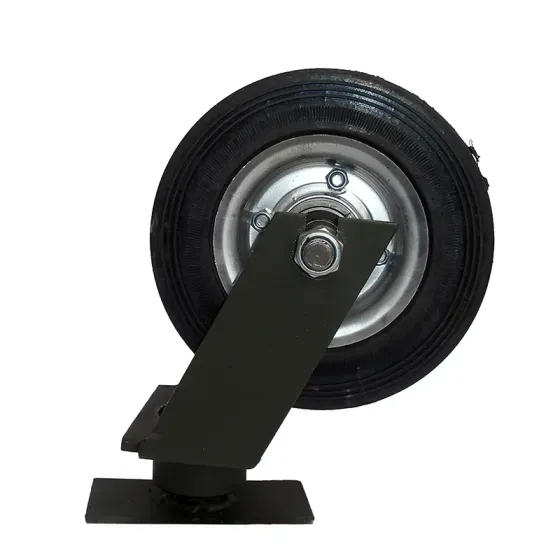 Колесо поворотне посилене ПК-200КНШ – промислове колесо 200 мм з кріпильною панеллю та сталевою ступицею Харків