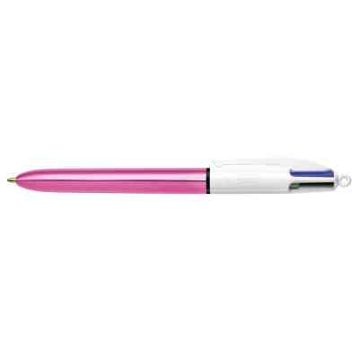 Ручка масляная Bic 4 in 1 Colours Shine Pink розовая (bc982875) Винница