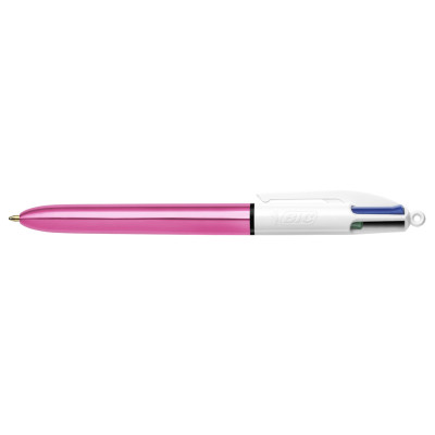 Ручка масляна Bic 4 in 1 Colours Shine Pink рожева (bc982875) Вінниця - фото 1