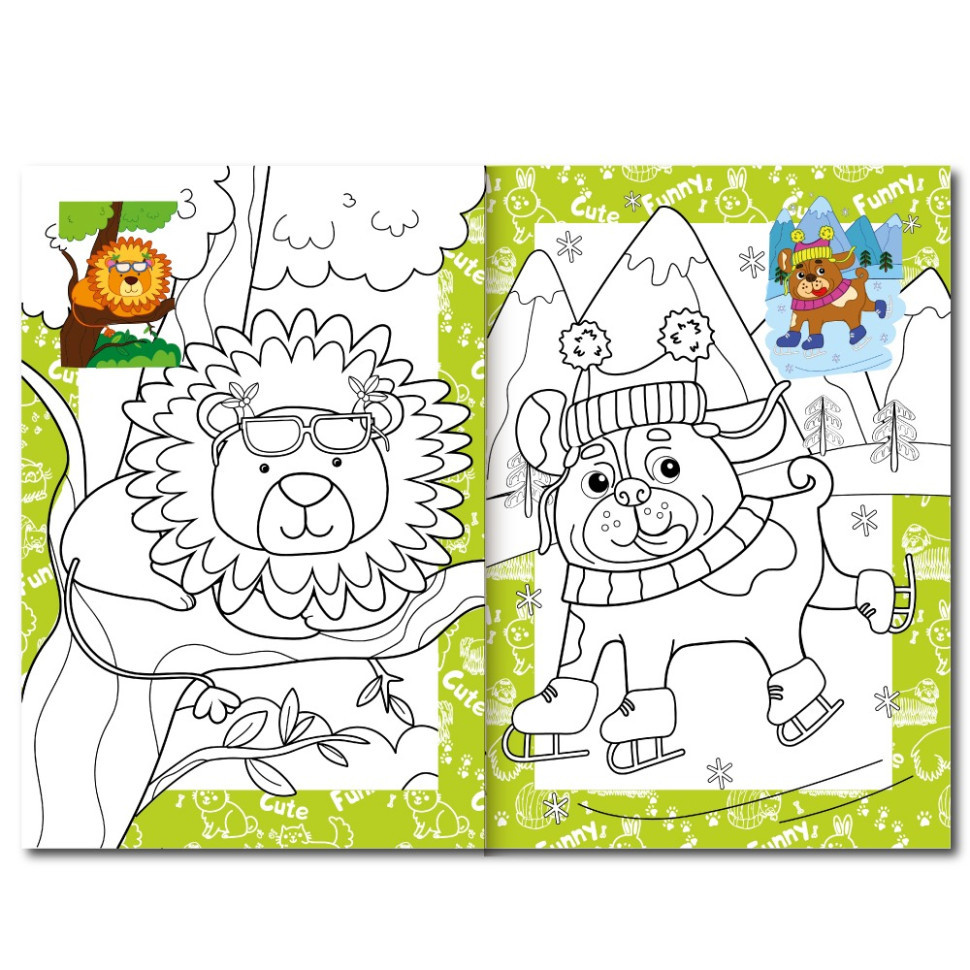 Книжка раскраска 