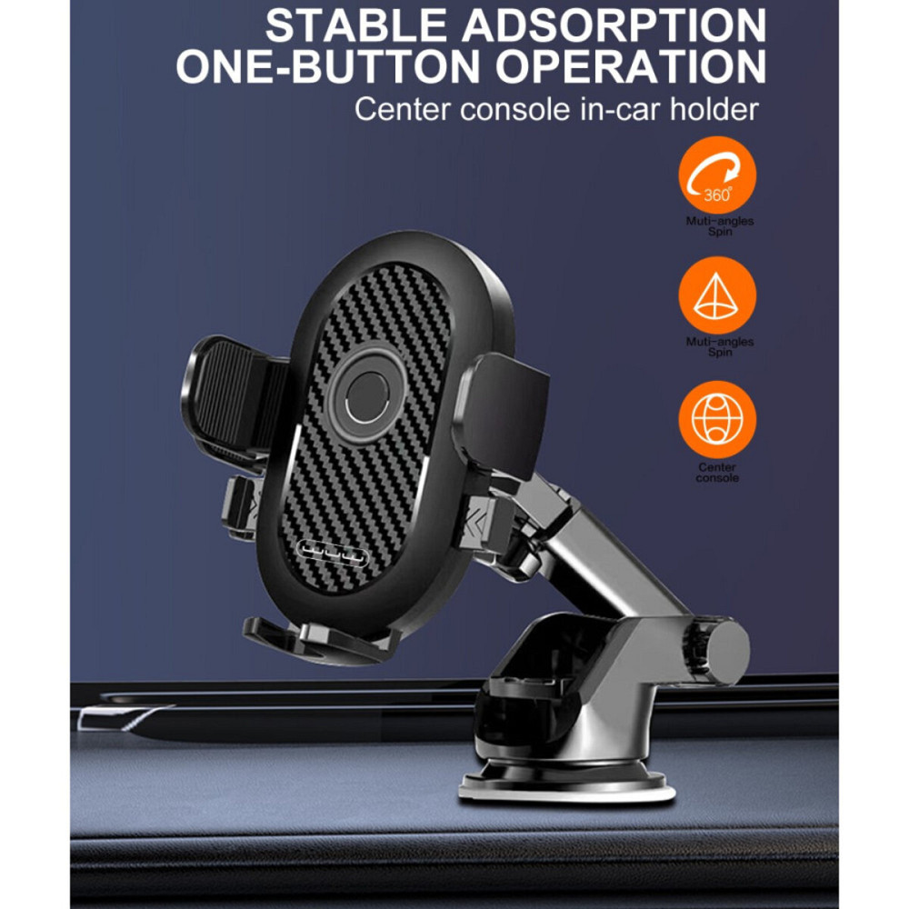 Автотримач для телефону WUW-Z32 black (6972573336296) Київ - фото 2