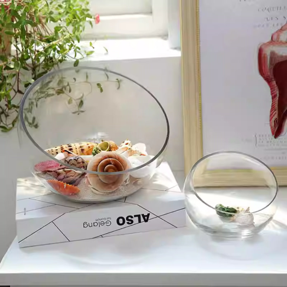 Ємність для флораріуму діаметр 18 см Флораріум – ваза зі скошеним горлом для квіткових та інтер'єрних композицій. Одеса - фото 8