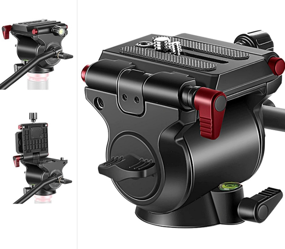 Штативная панорамна відео головка Neewer Heavy Duty Fluid Pan Head Луцк - изображение 1