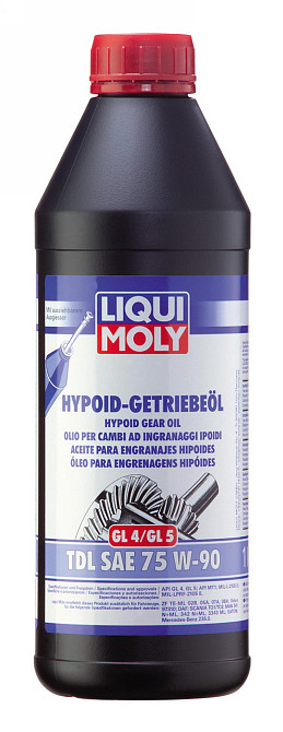 LIQUI MOLY 1407 Hypoid-Getriebeöl TDL SAE 75W-90 TS GL4/5 — Повністю синтетична трансмісійна олива GL-4/GL-5 | Універсальна для ме Ковель - фото 1